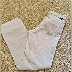 Patagonia gray corduroy pants size 29 reg length